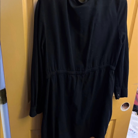 Black Old Navy Button Down‎ Dress - Picture 3 of 3
